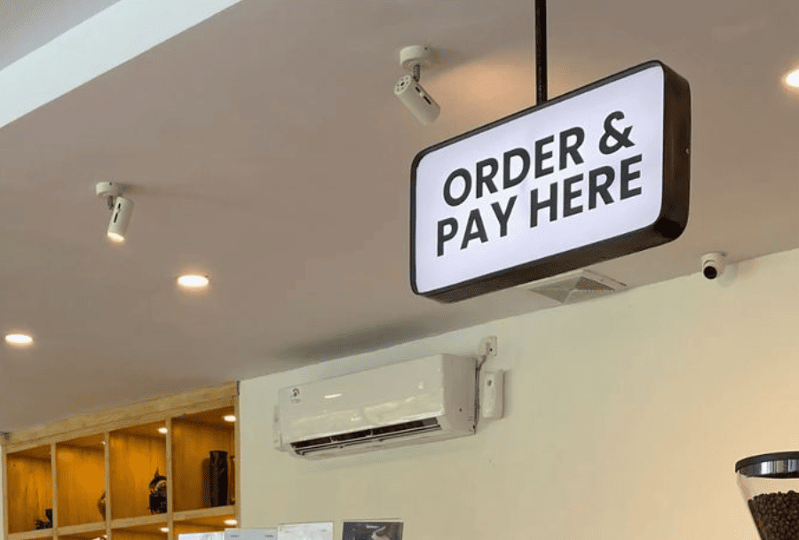 restaurants signboard