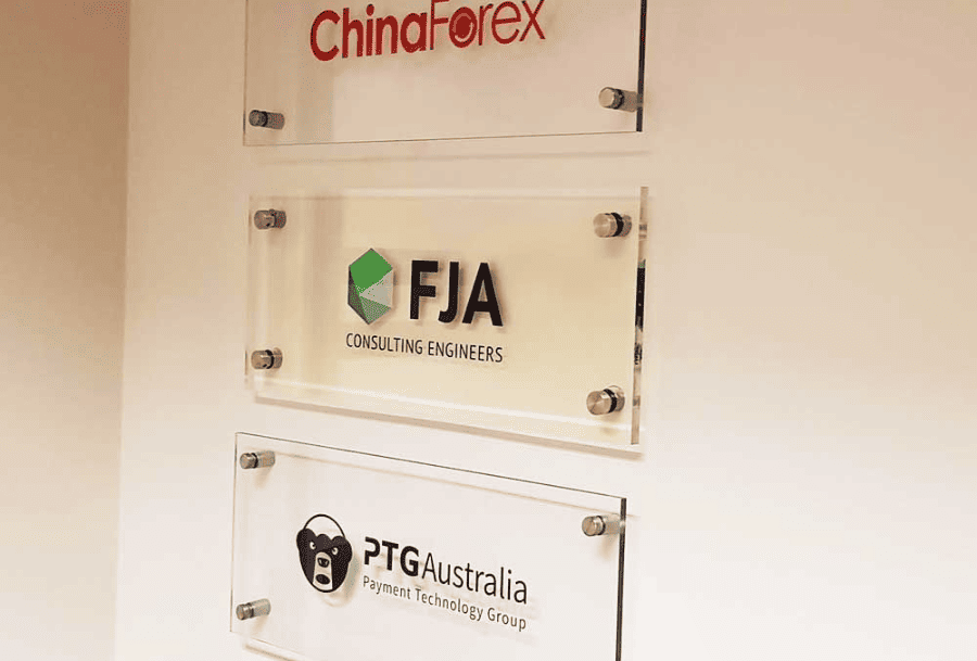 Acrylic signage Dubai