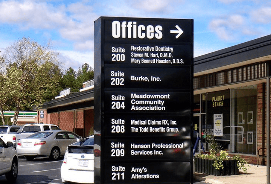 Business signs outdoor